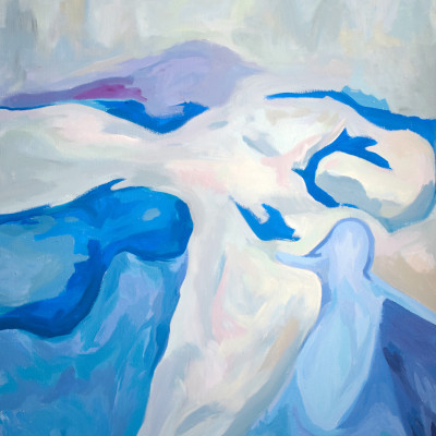 Die Schlafende Malerei Acryl auf Leinwand November Atelier 2024