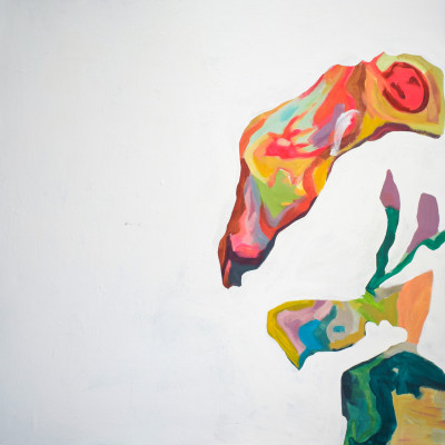 Weissmalungen Acryl auf Leinwand Kunst in Klagenfurt