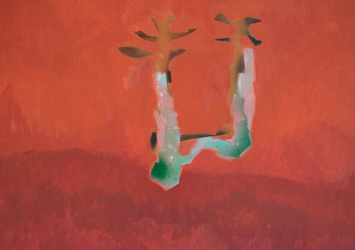 Verlorene Paradiese Acryl auf Leinwand