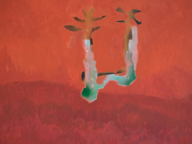 Verlorene Paradiese Acryl auf Leinwand