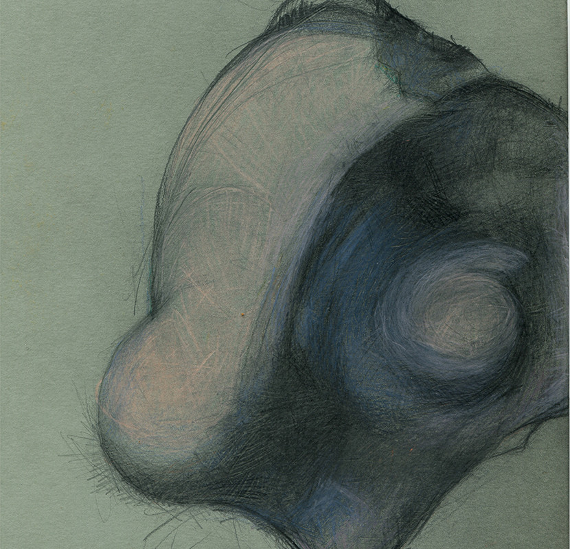 Objektkunst Bleistiftzeichnung