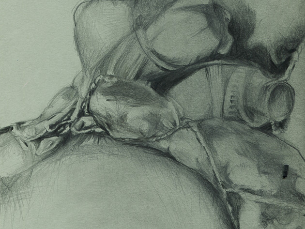 Skizzen Frau Upcycling