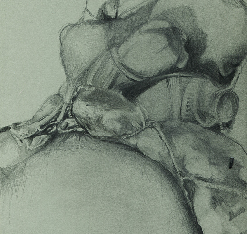 Skizzen Frau Upcycling