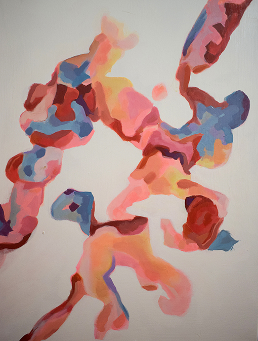 O.T. Acryl auf Leinwand Körper