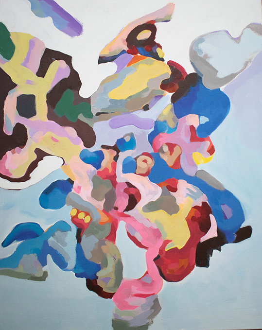 O.T. Acryl auf Leinwand Morphing